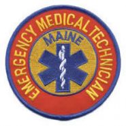 MAINE EMERGENCY MEDICAL TECHNICIAN "EMT" Shoulder Patch